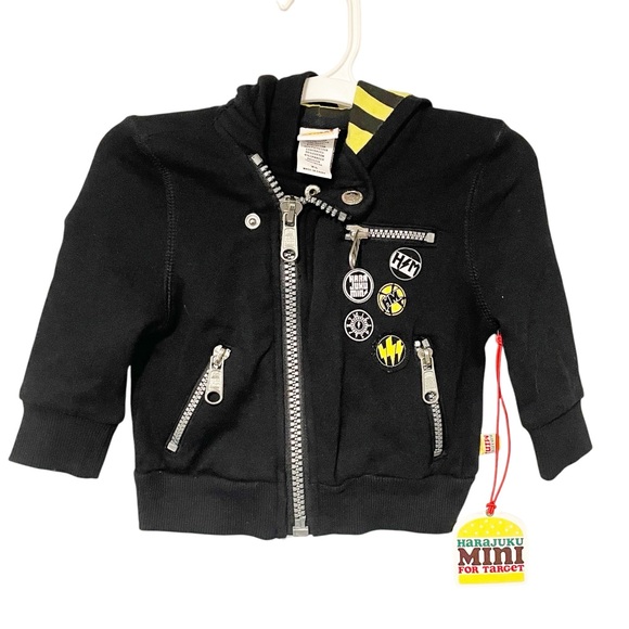Harajuku Mini Gwen Stefani For Target Kids Size XS Zip Up Hooded Sweatshirt NEW - Picture 1 of 5
